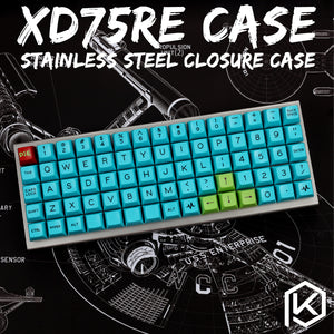 Stainless Steel Enclosed Case Case For XD75Re 60% Custom Keyboard - KPrepublic